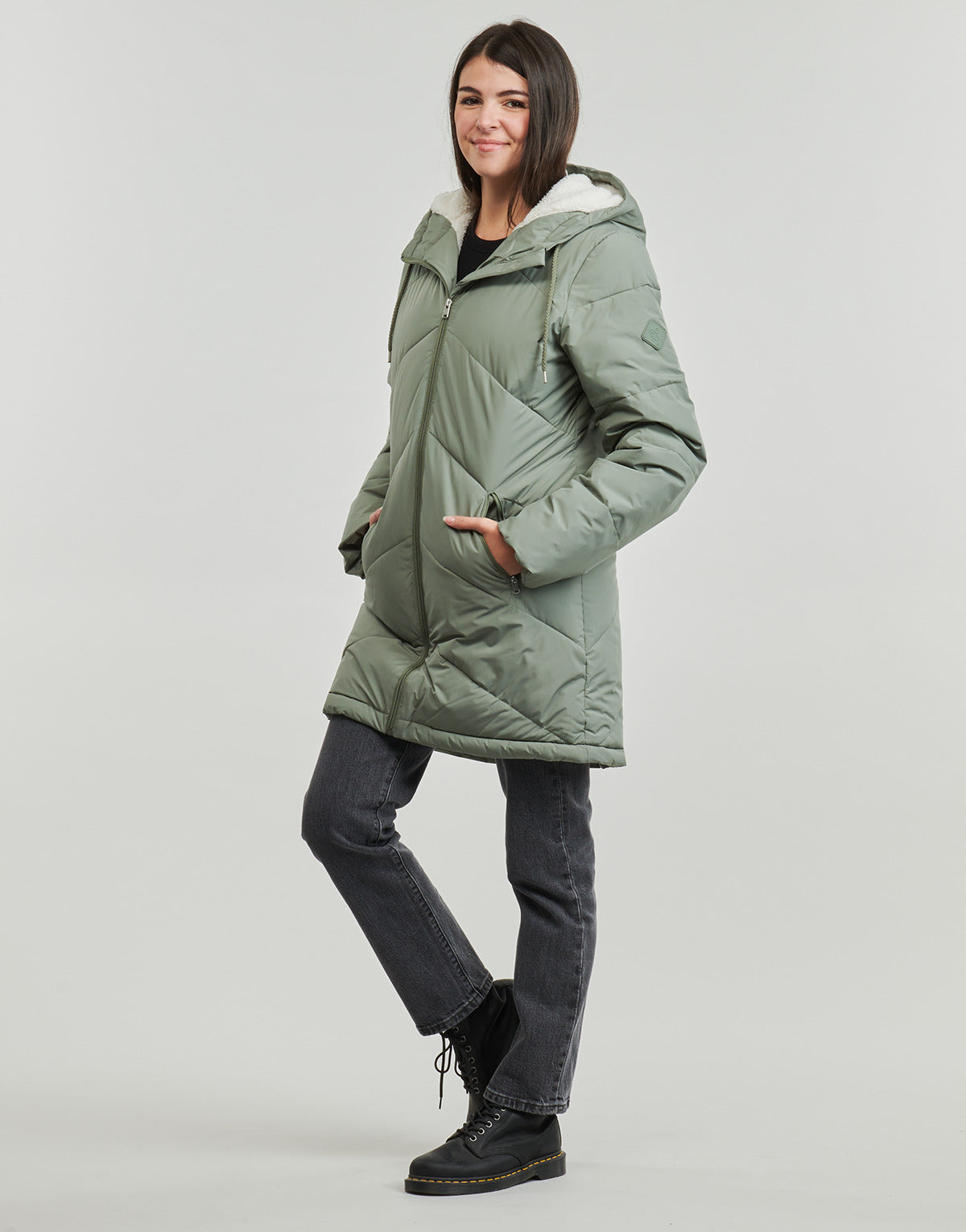 Piumino Donna Roxy BETTER WEATHER Verde