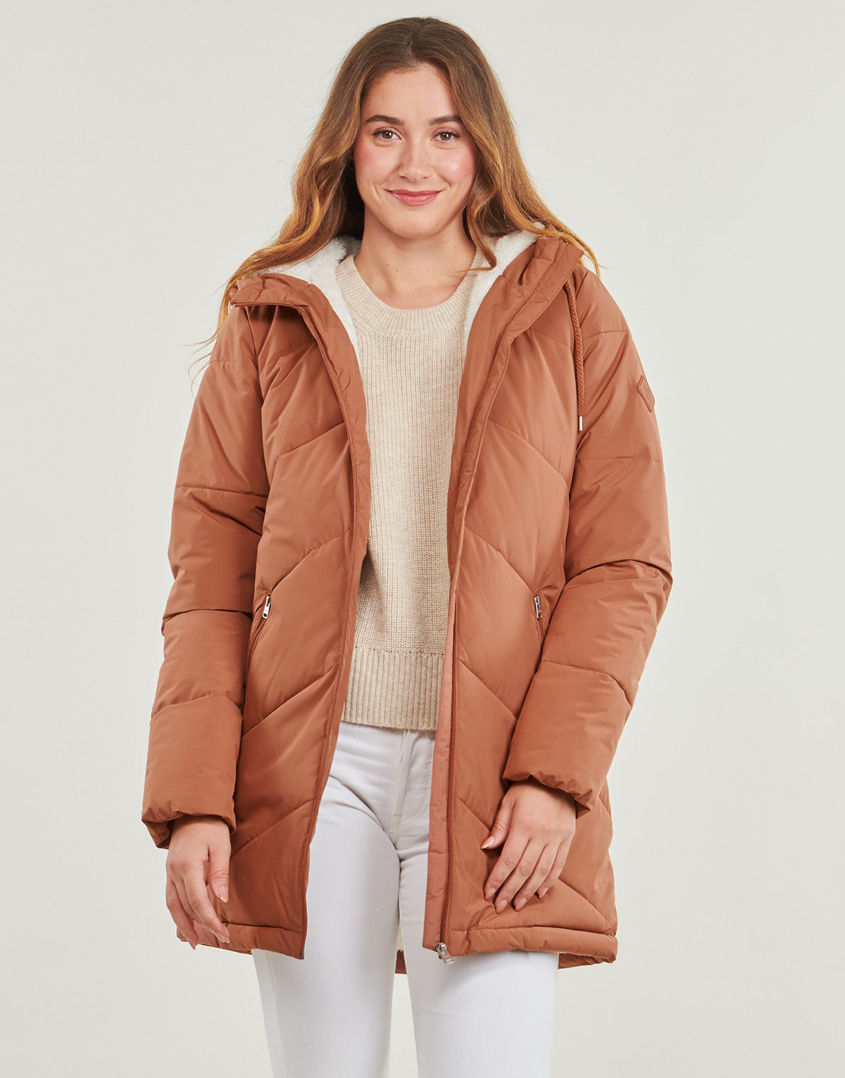 Piumino Donna Roxy BETTER WEATHER Arancio