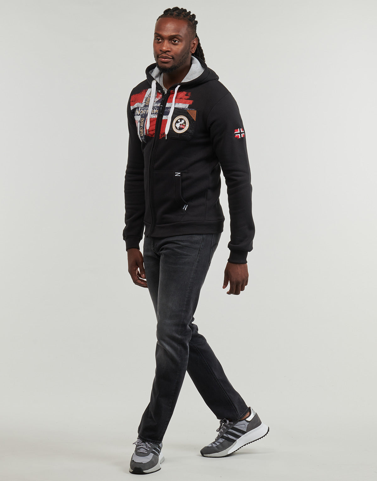 Felpa Uomo Geographical Norway FESPOTE Nero