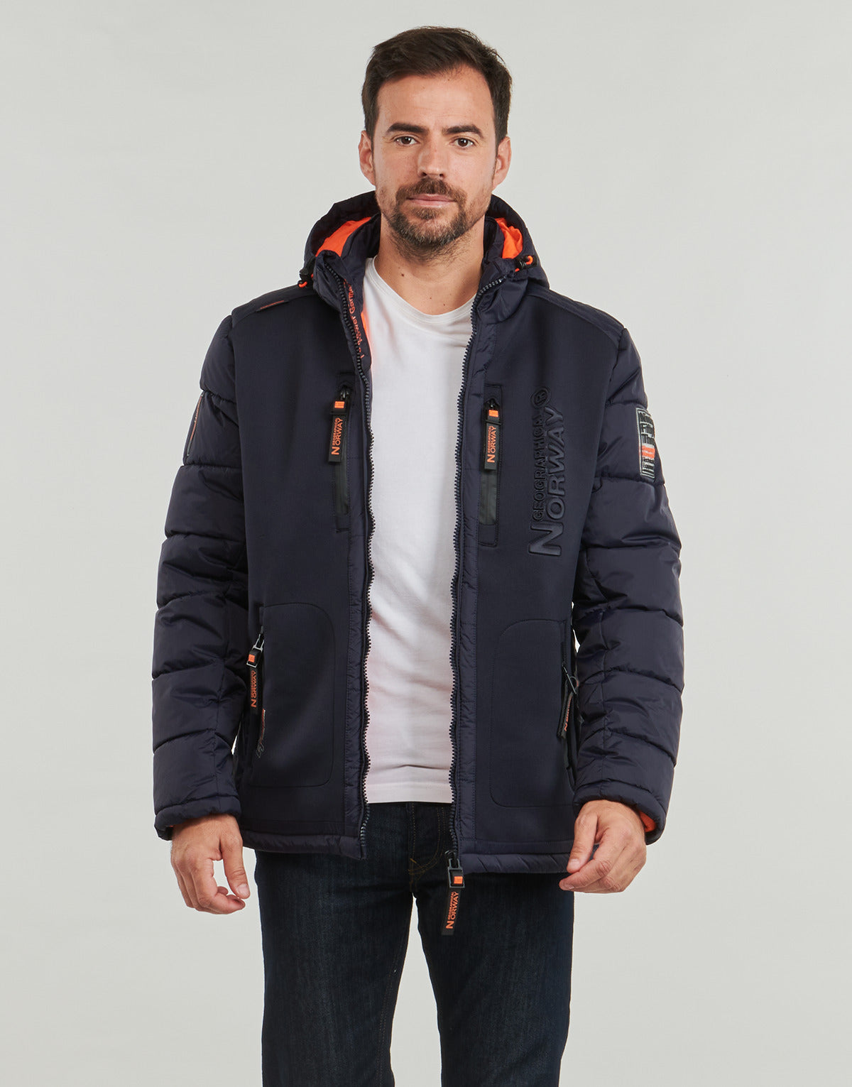 Piumino Uomo Geographical Norway  BEACHWOOD  Marine