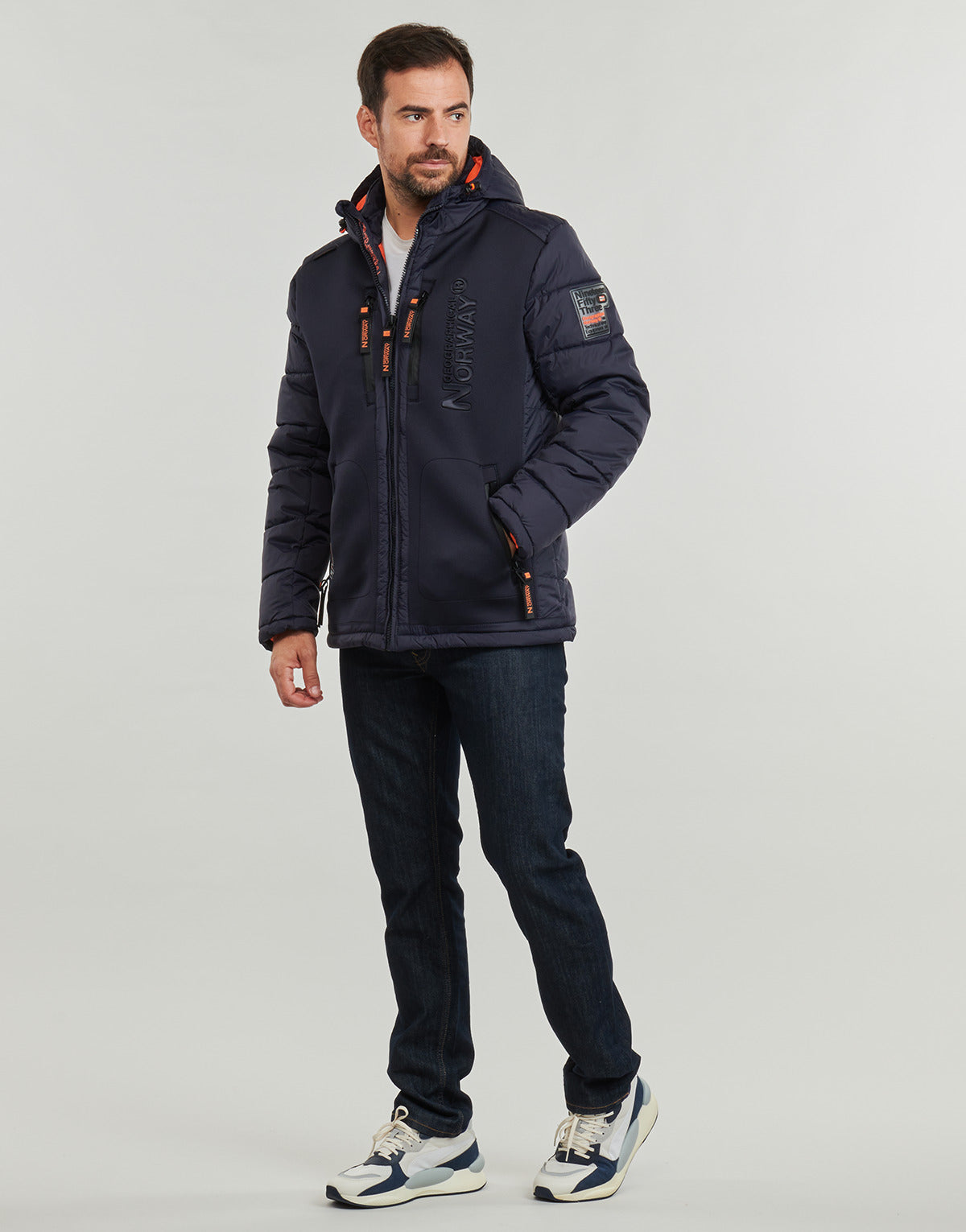 Piumino Uomo Geographical Norway  BEACHWOOD  Marine
