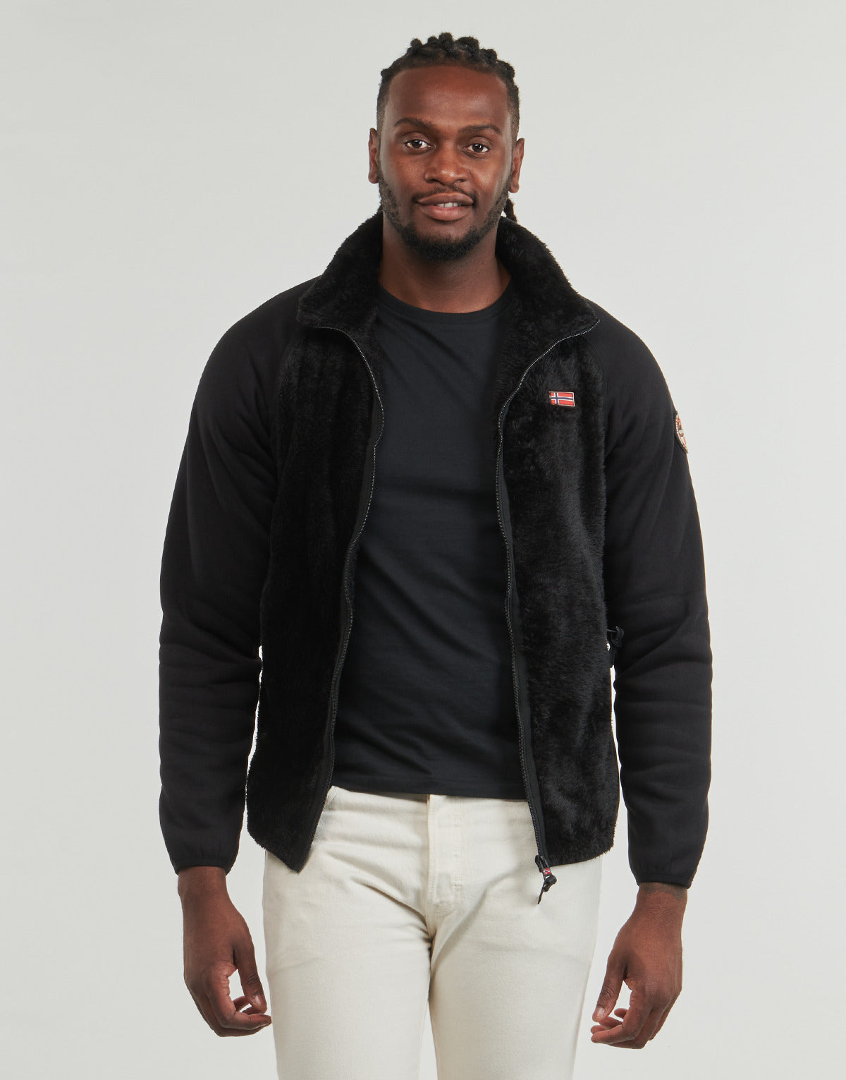 Felpa Uomo Geographical Norway TITANOZ Nero