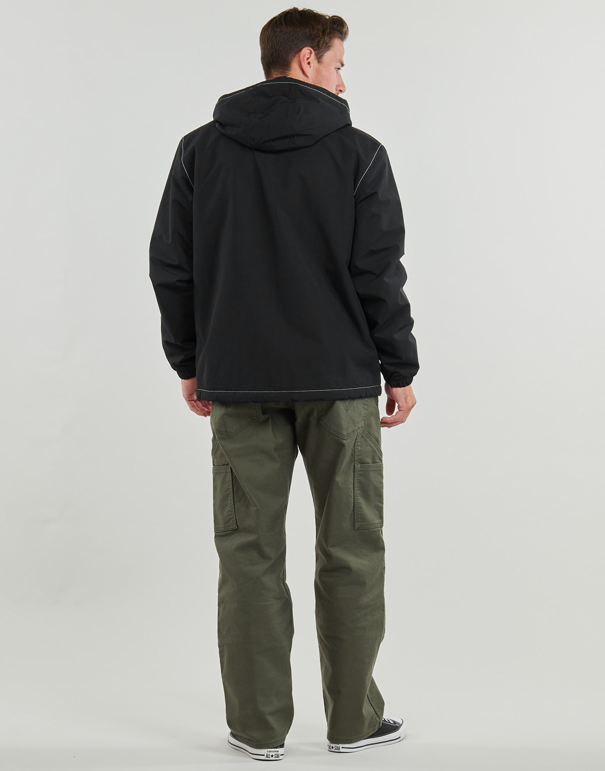 Giubbotto Uomo Quiksilver RAIN CLOUD WARM HOODED COACH Nero