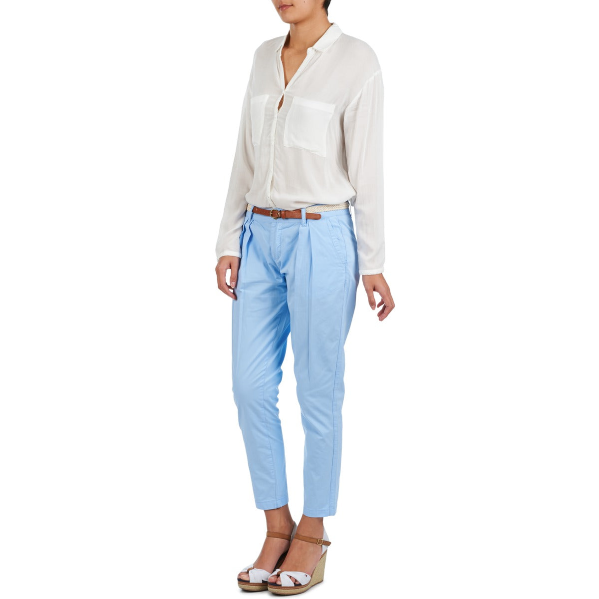 Pantalone Chino Donna La City PANTBASIC Blu