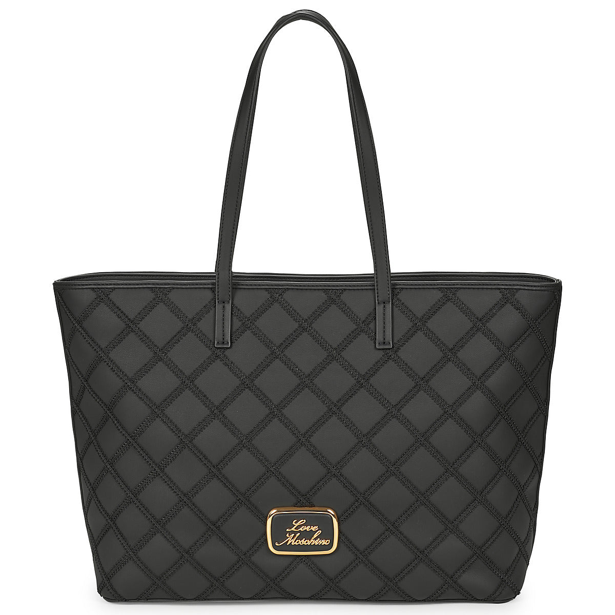 Borsa Shopping Donna Love Moschino LADY LACE TOTE JC4307PP0 Nero