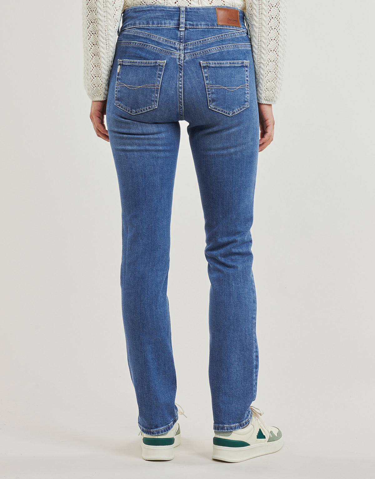 Jeans Slim Donna Pepe jeans SLIM JEANS MW Blu