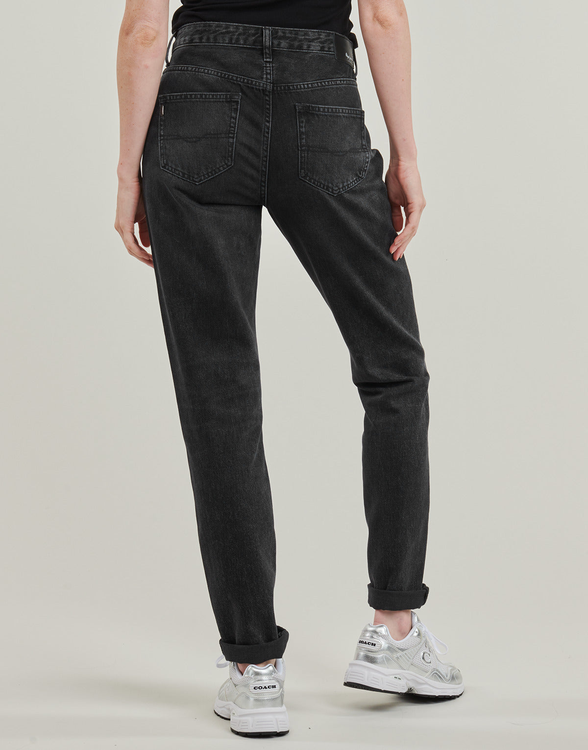 Jeans Tapered Donna Pepe jeans TAPERED JEANS HW Nero
