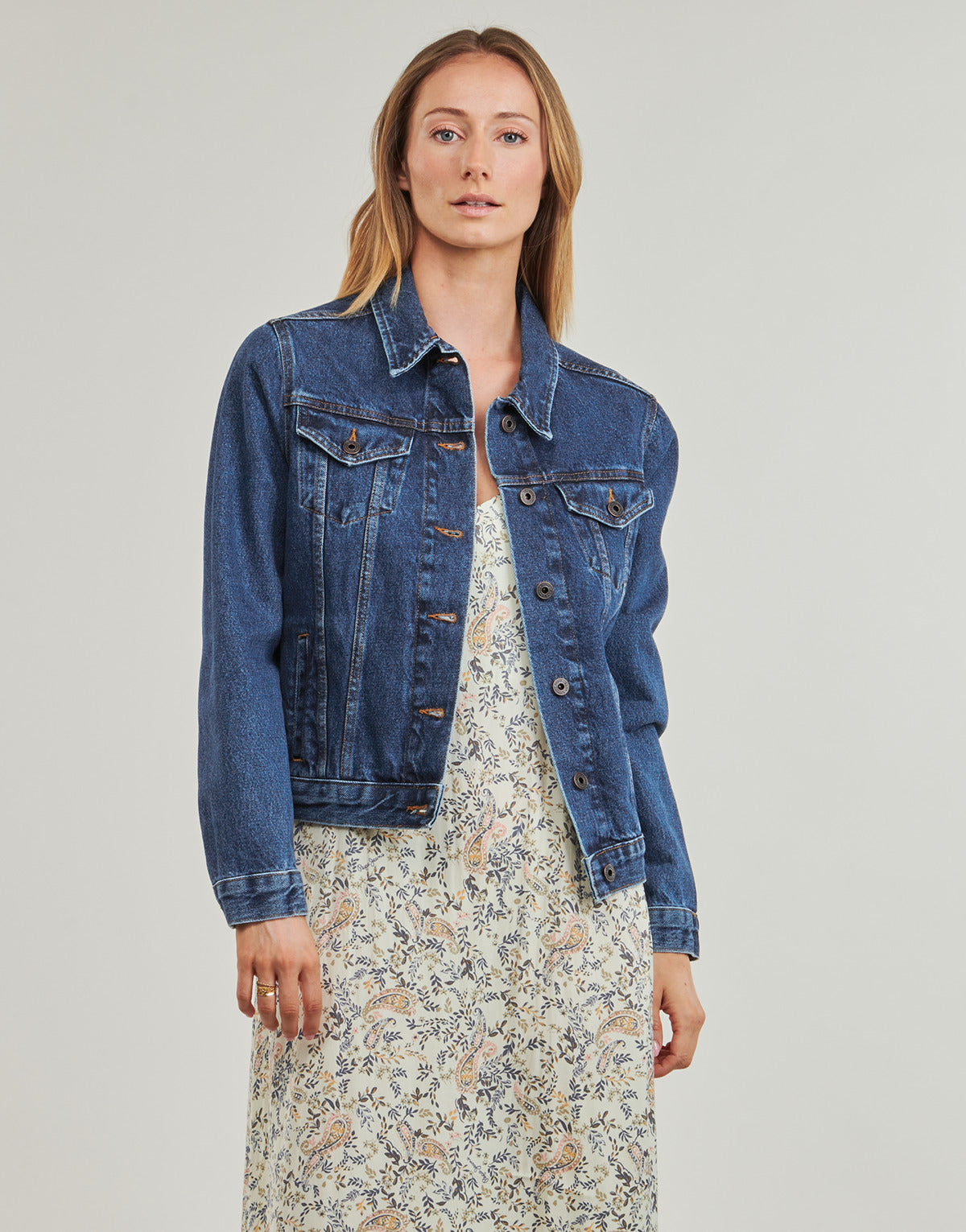 Giacca in jeans Donna Pepe jeans REGULAR JACKET Blu