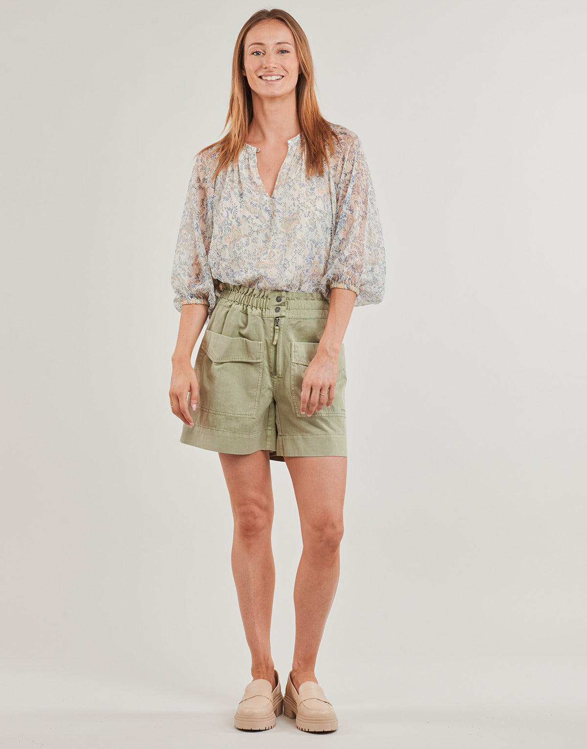 Shorts Donna Pepe jeans ANNA Kaki