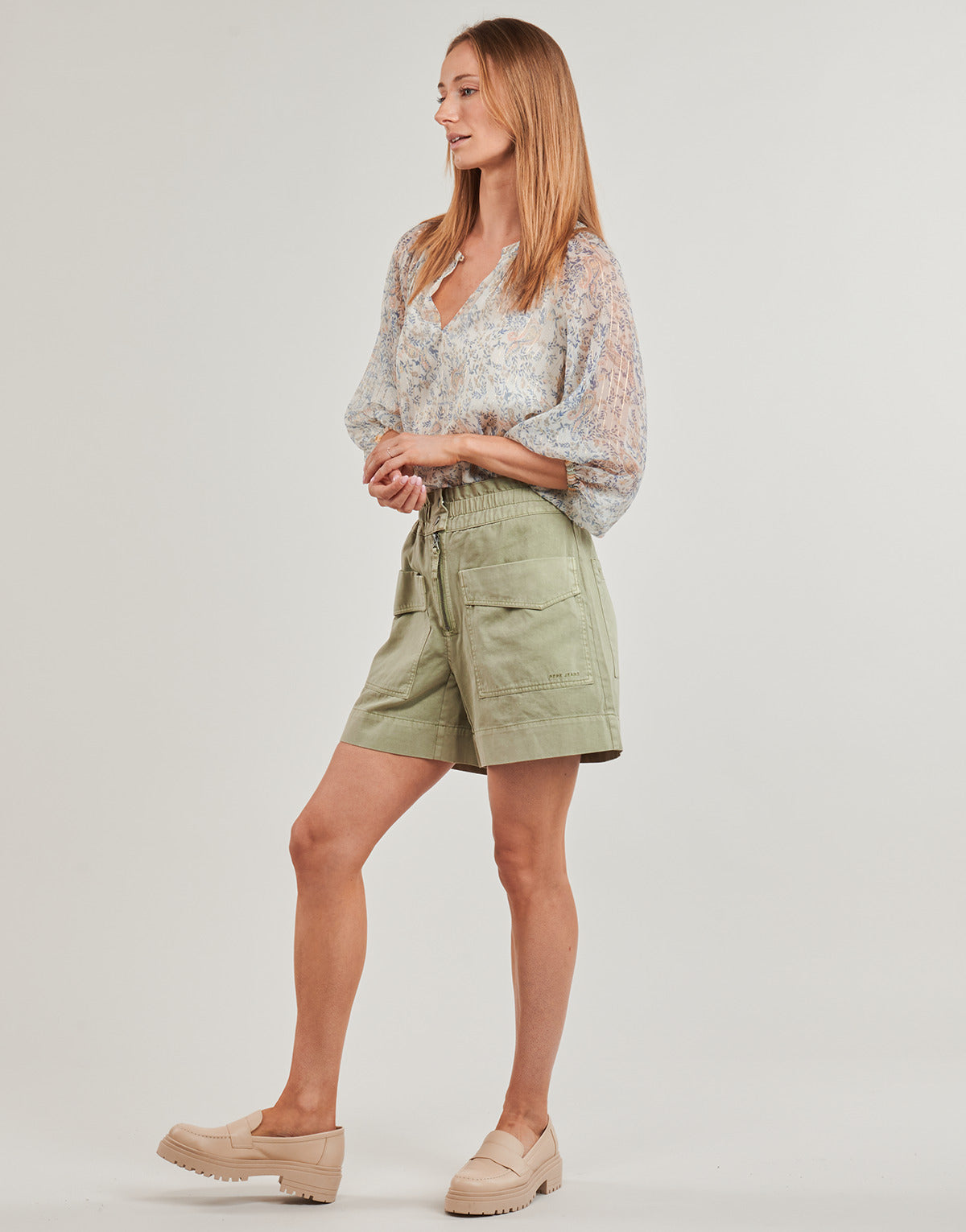 Shorts Donna Pepe jeans ANNA Kaki