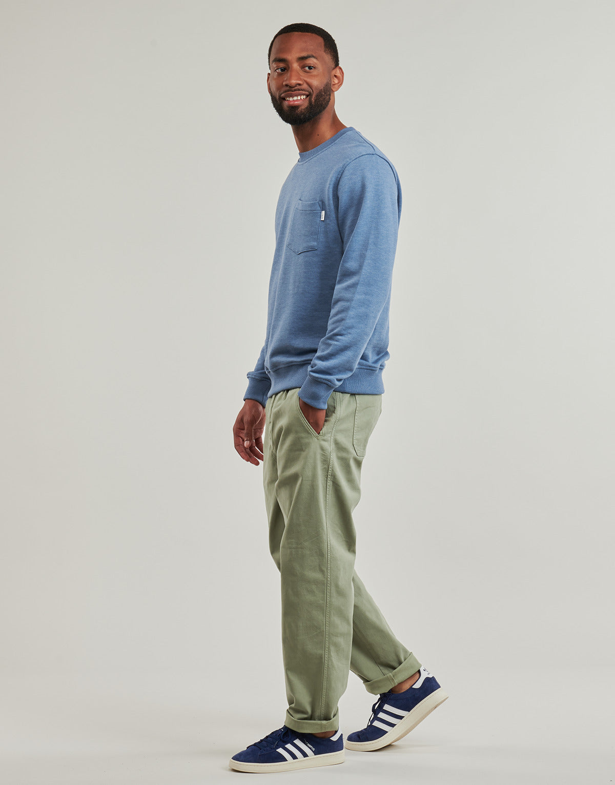 Pantalone Chino Uomo Pepe jeans RELAXED COMFORT PANT Kaki