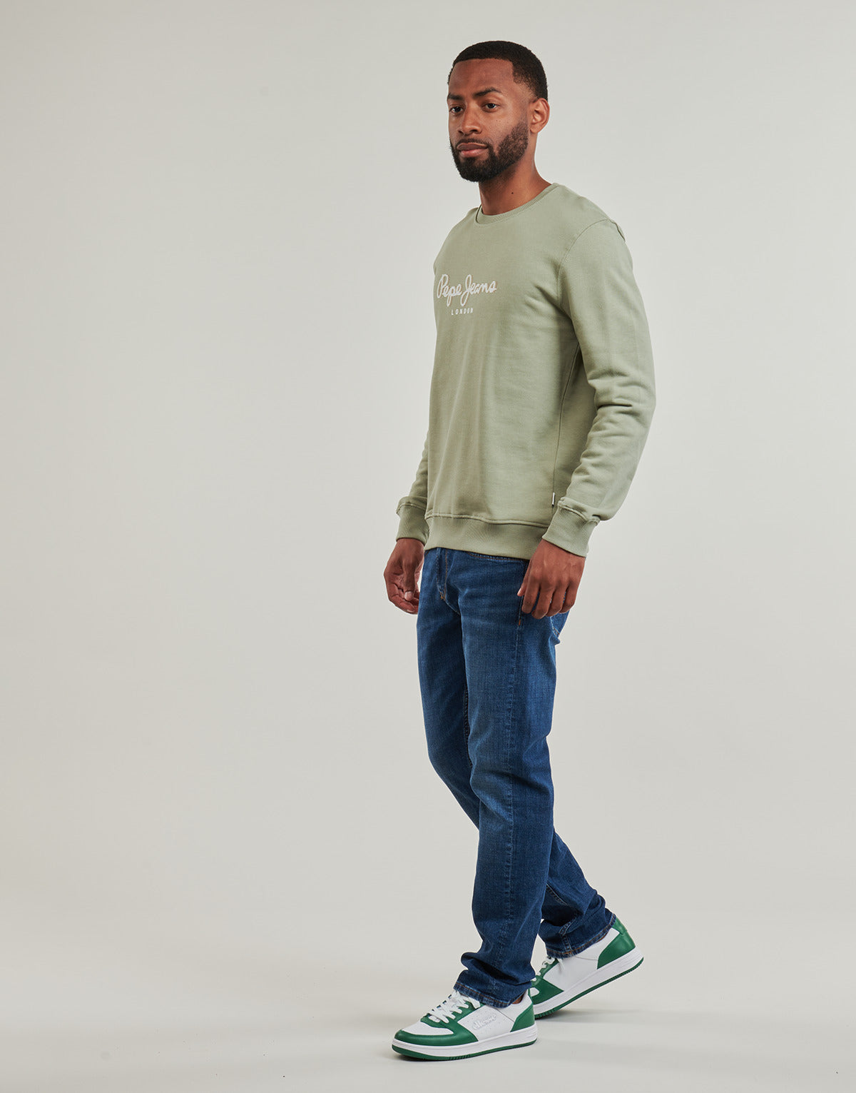Felpa Uomo Pepe jeans SAUL CREW Kaki