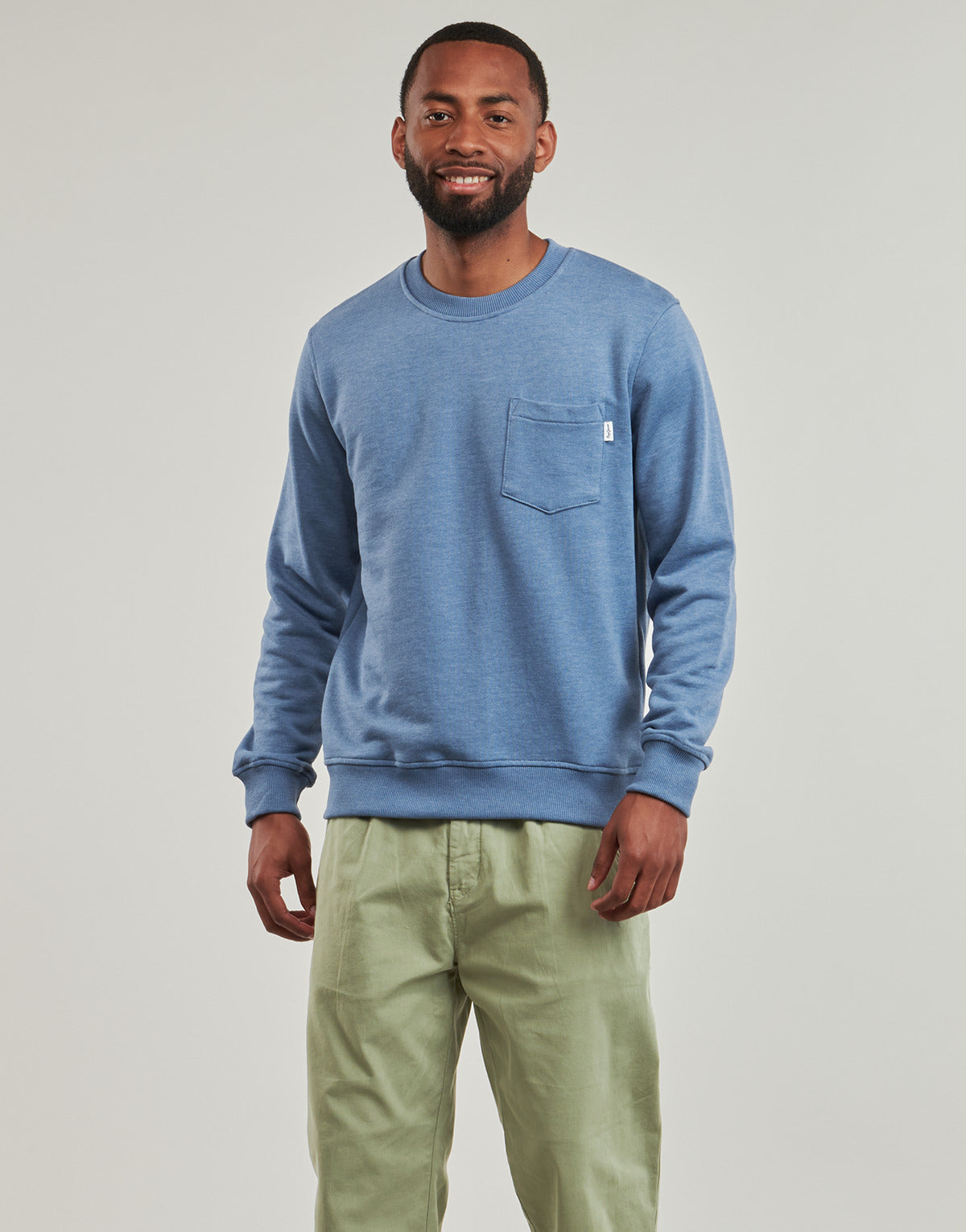 Felpa Uomo Pepe jeans MANS CREW Blu