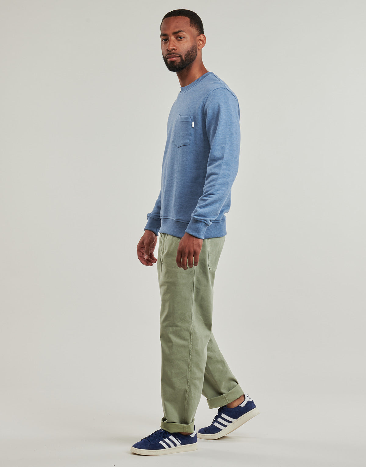 Felpa Uomo Pepe jeans MANS CREW Blu