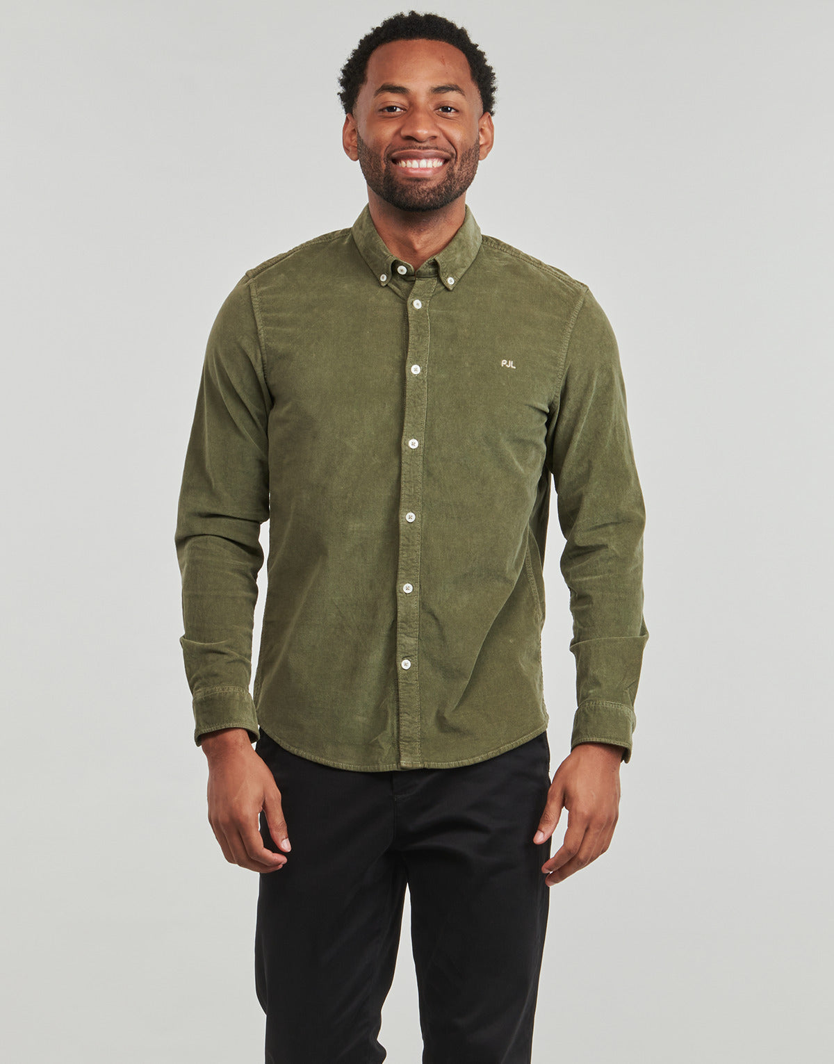 Camicia a maniche lunghe Uomo Pepe jeans MILLER Kaki