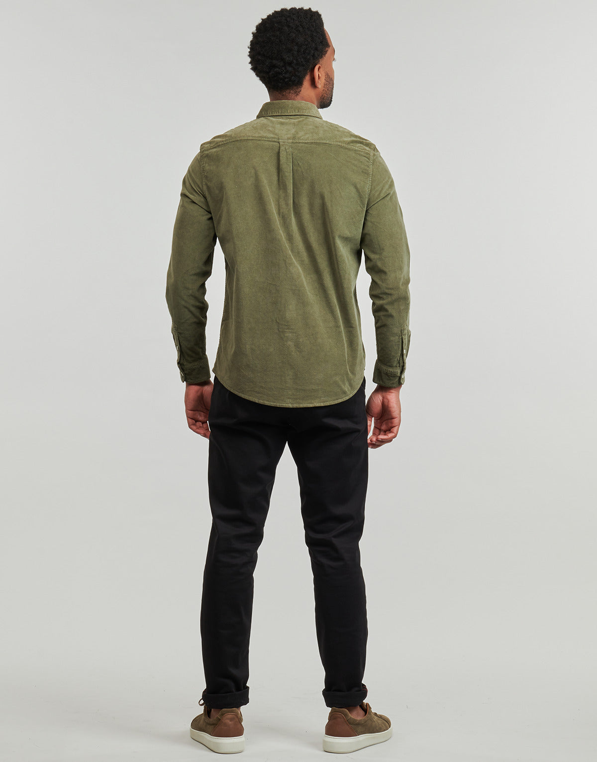 Camicia a maniche lunghe Uomo Pepe jeans MILLER Kaki