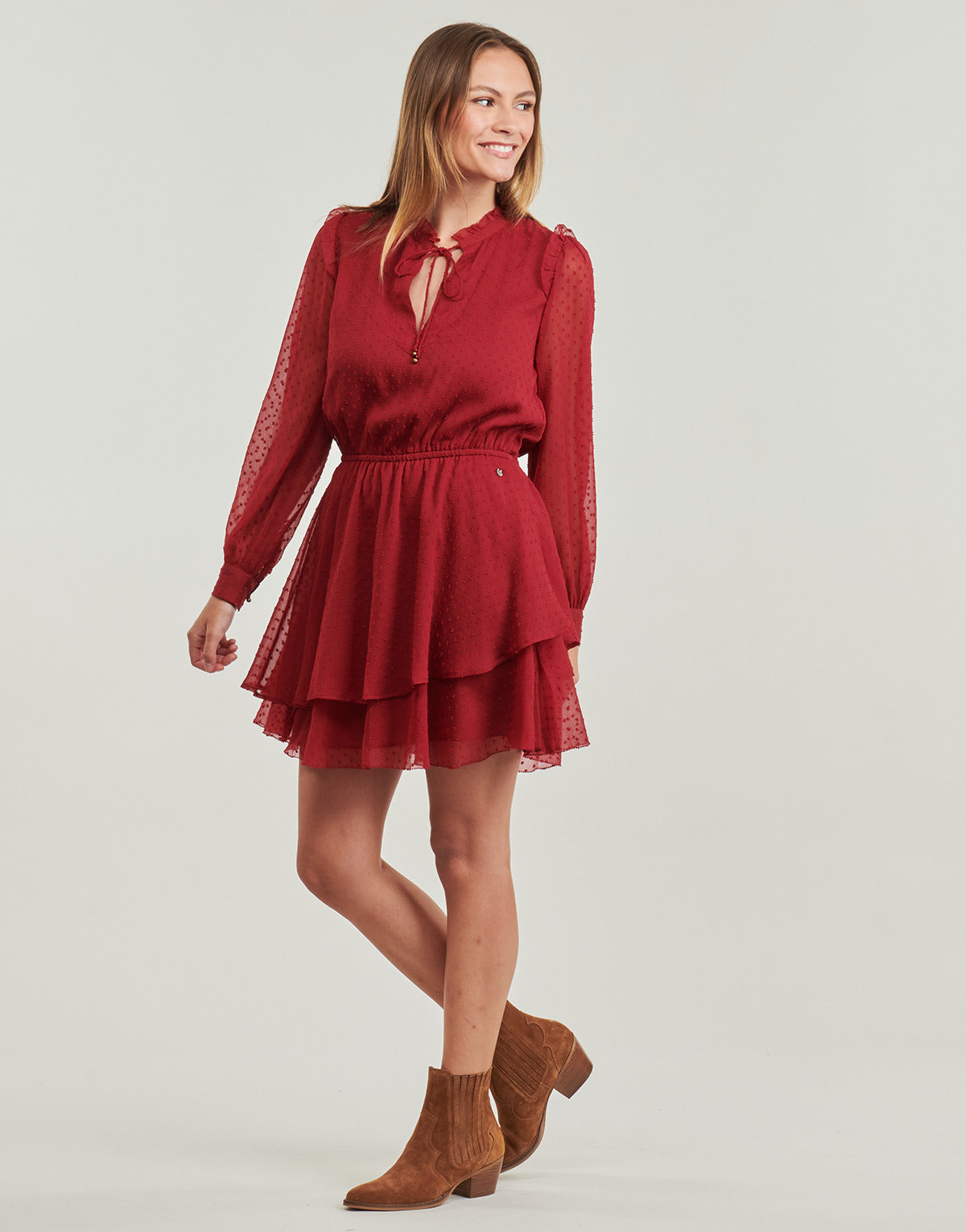 Abito corto Donna Pepe jeans OTTO Bordeaux