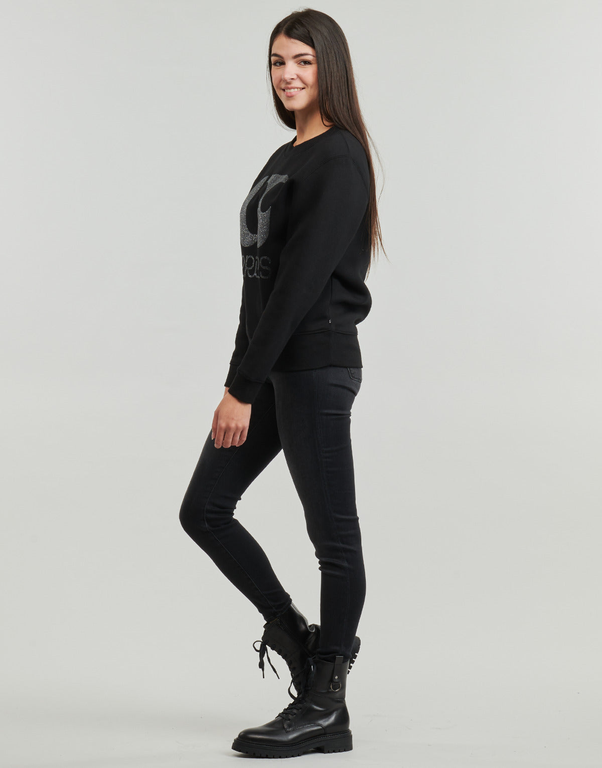 Jeans 3/4 & 7/8 Donna Le Temps des Cerises BILLIE Nero