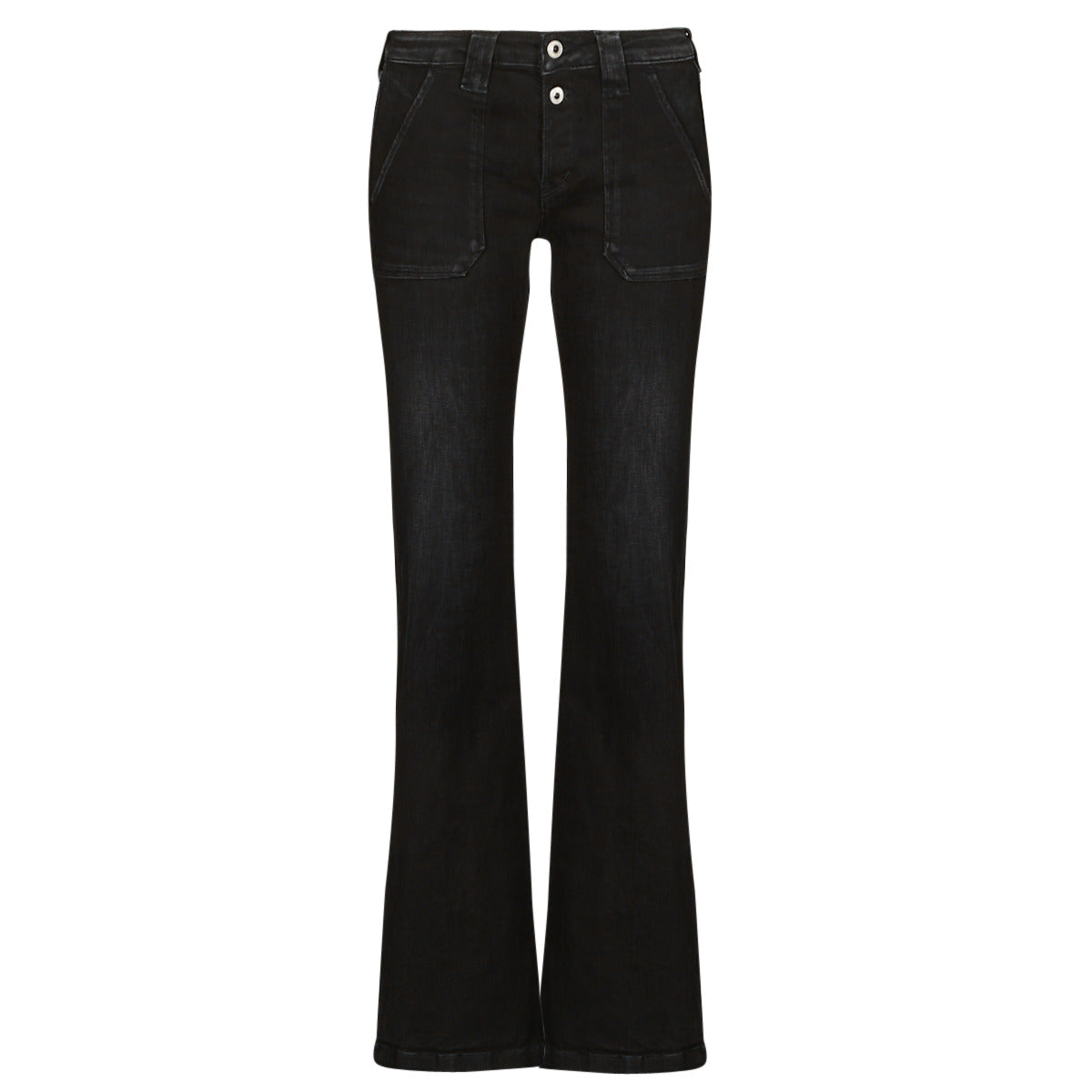 Jeans Flare Donna Le Temps des Cerises FLARE Nero