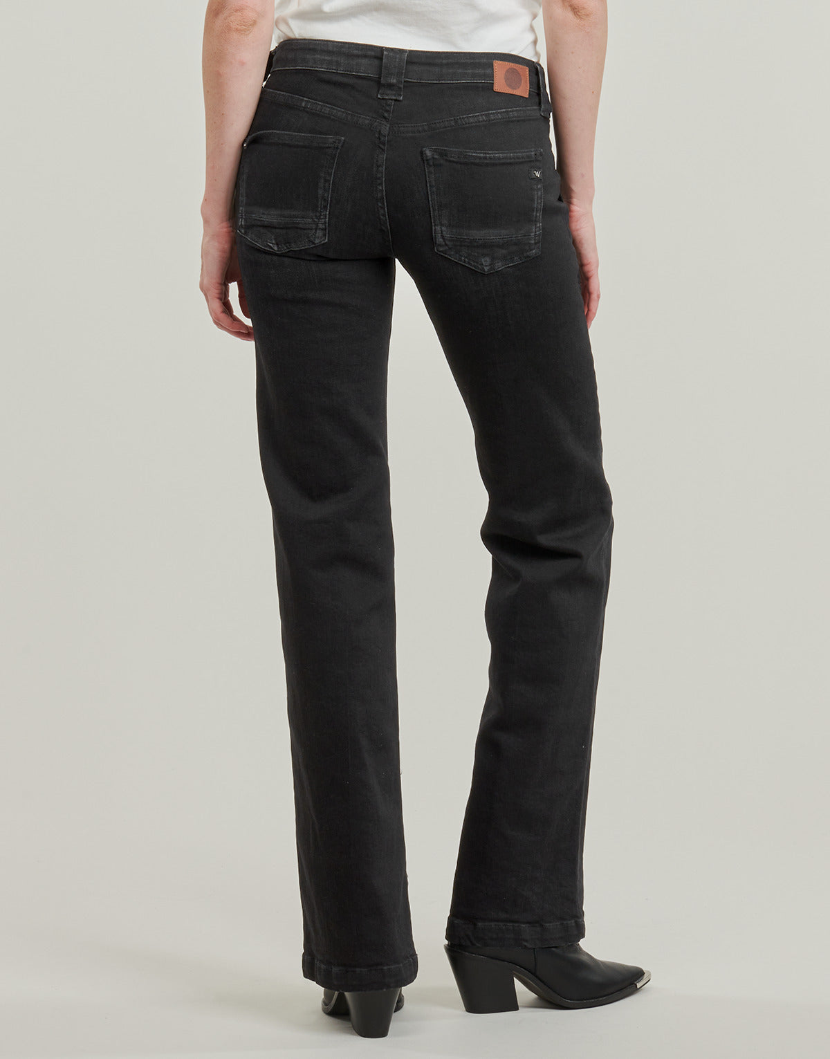 Jeans Flare Donna Le Temps des Cerises FLARE Nero