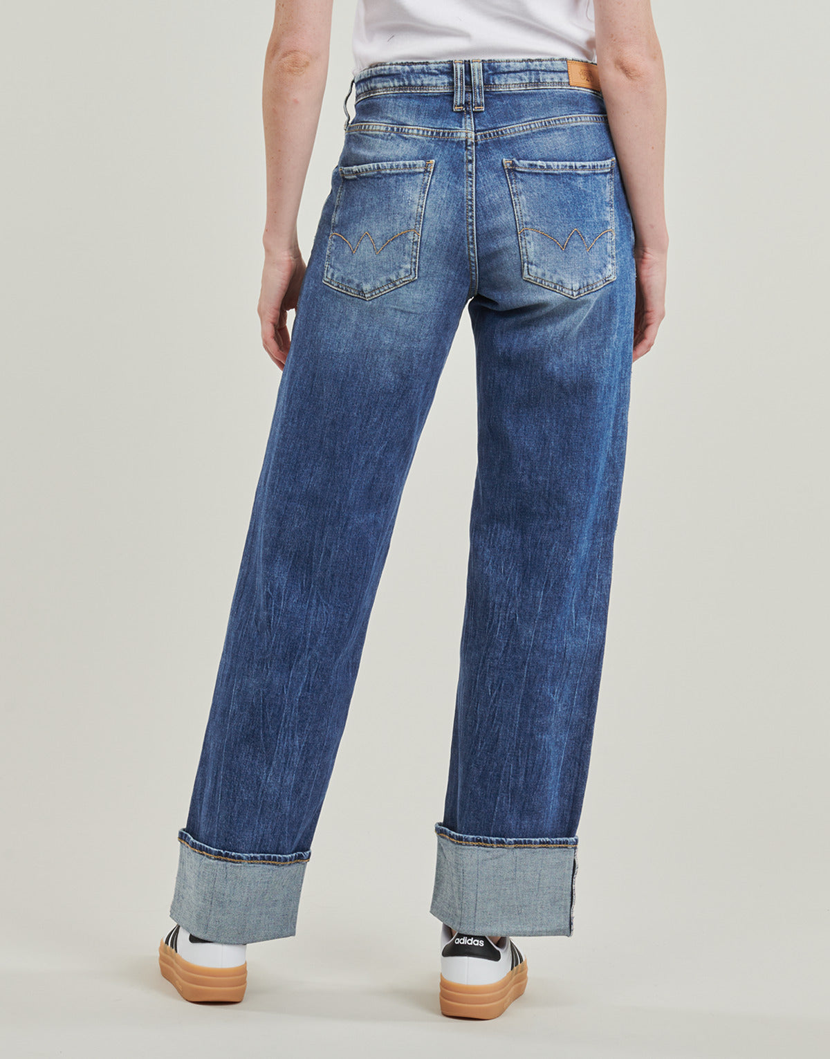 Jeans boyfriend Donna Le Temps des Cerises 400/28 Blu