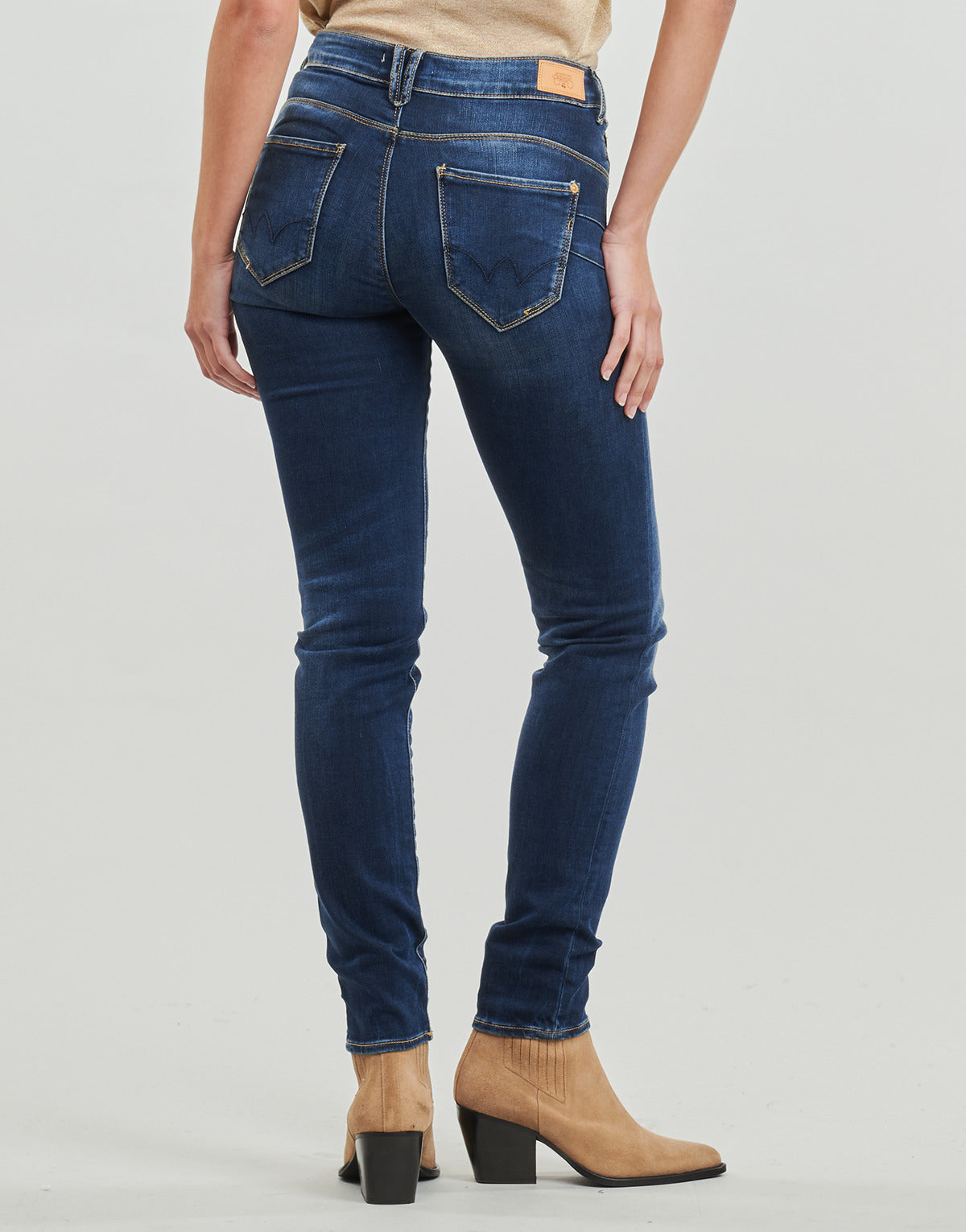 Jeans Slim Donna Le Temps des Cerises PULPHIGH Blu