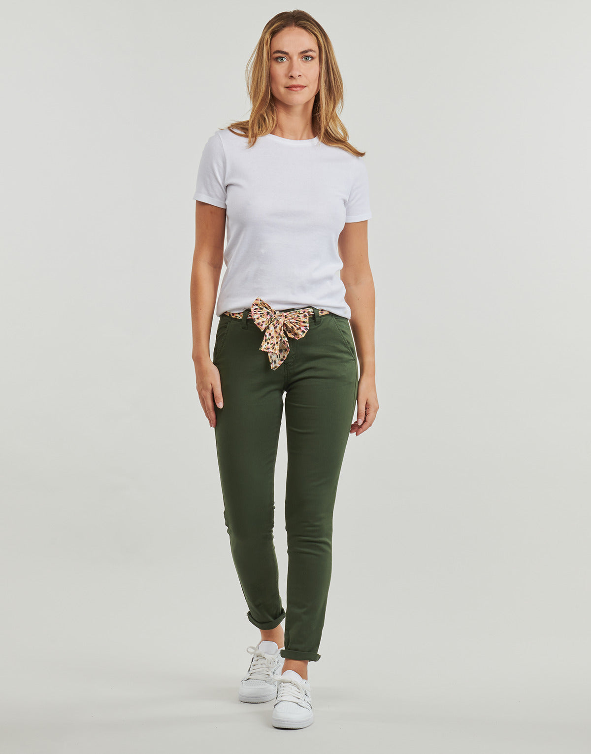 Pantalone Chino Donna Le Temps des Cerises KURT JOGG Kaki