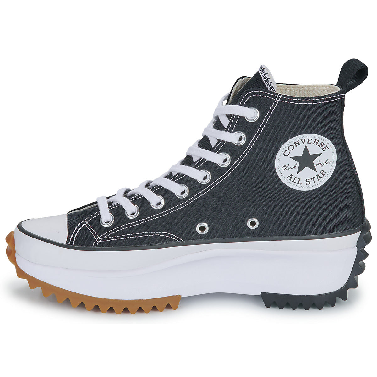 Sneakers alte Donna Converse RUN STAR HIKE Nero