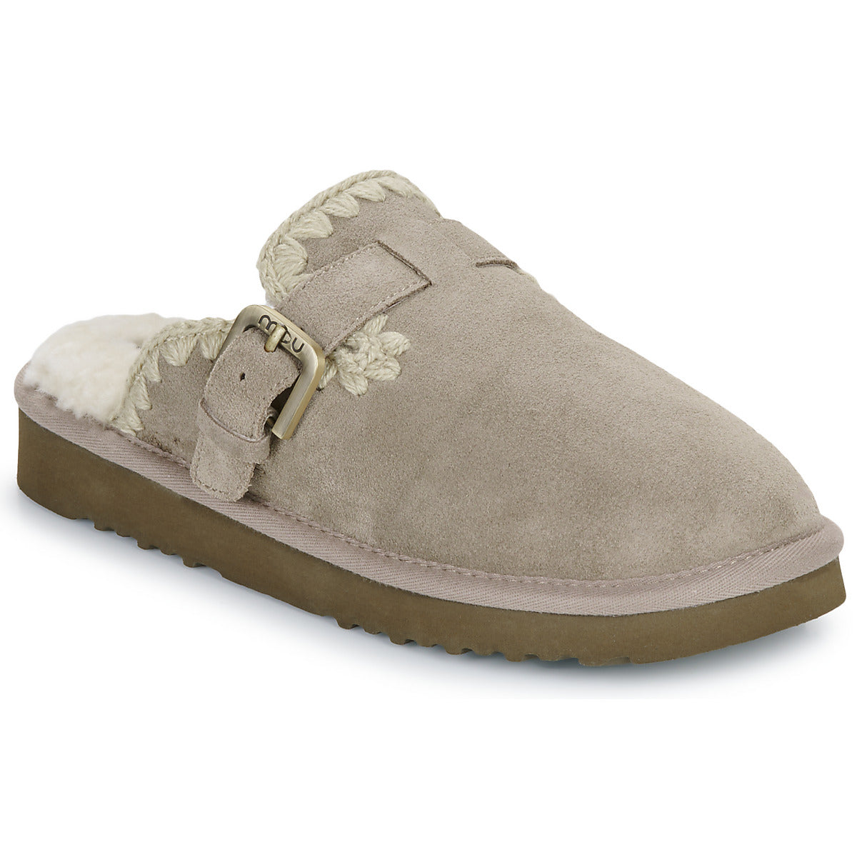 Scarpe Donna Mou SUEDE SHEEPSKIN CLOG ESKIMO Grigio