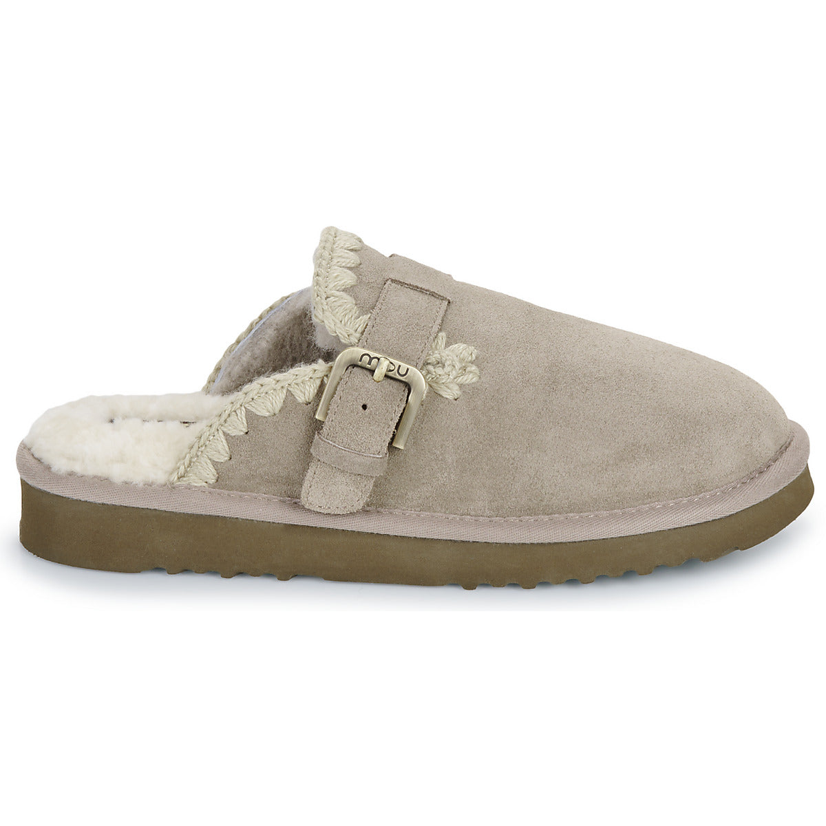 Scarpe Donna Mou SUEDE SHEEPSKIN CLOG ESKIMO Grigio