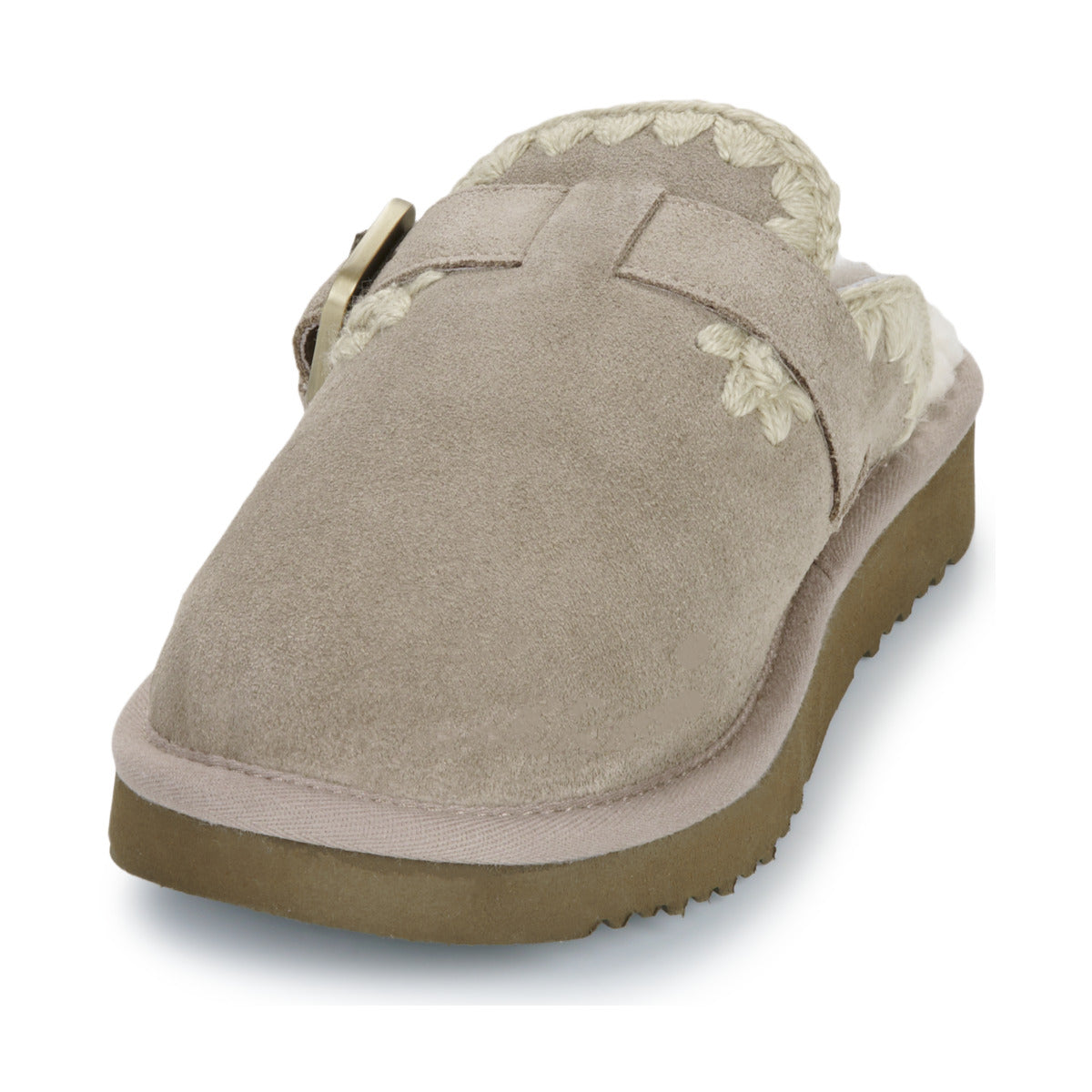 Scarpe Donna Mou SUEDE SHEEPSKIN CLOG ESKIMO Grigio