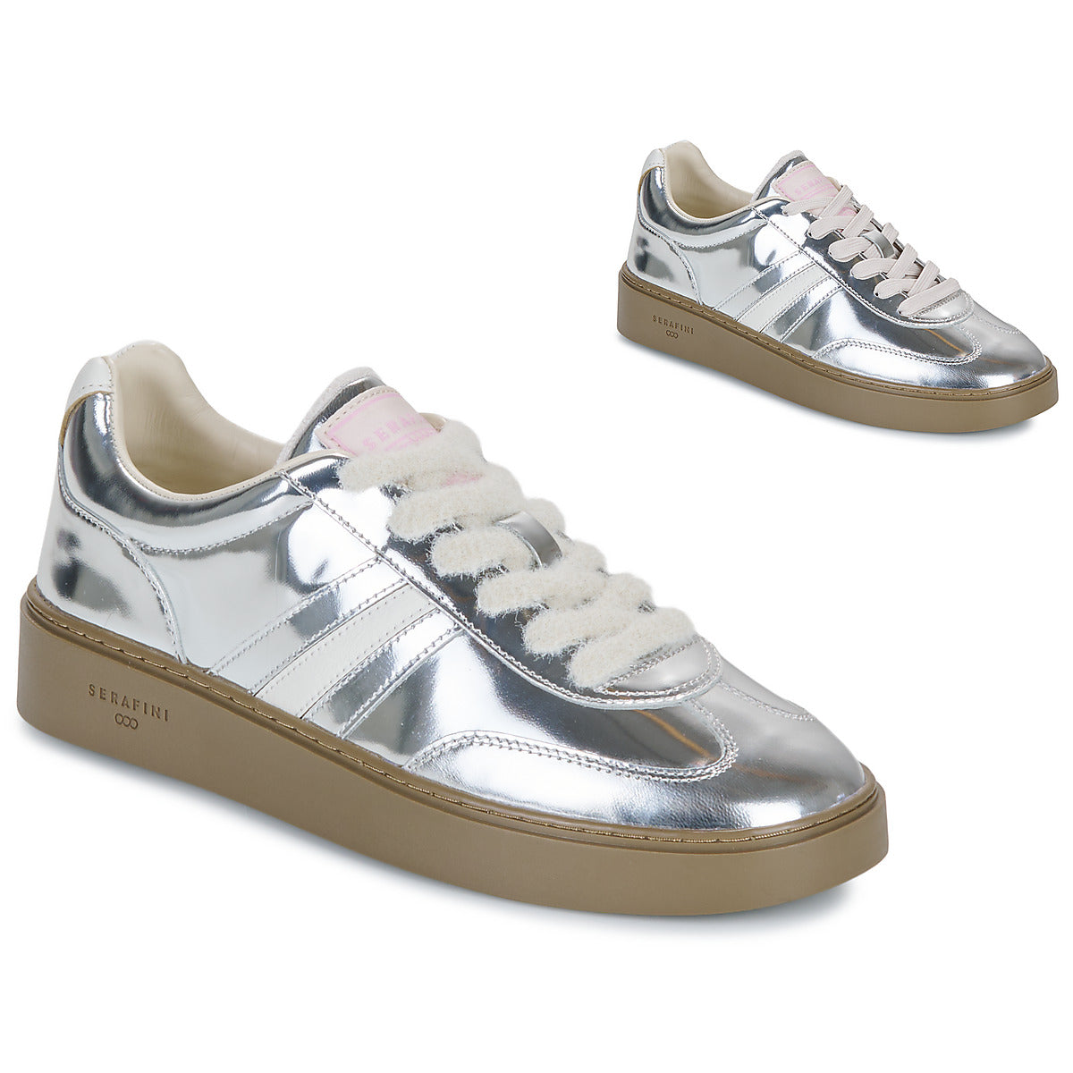 Sneakers basse Donna Serafini  COURT  Argento