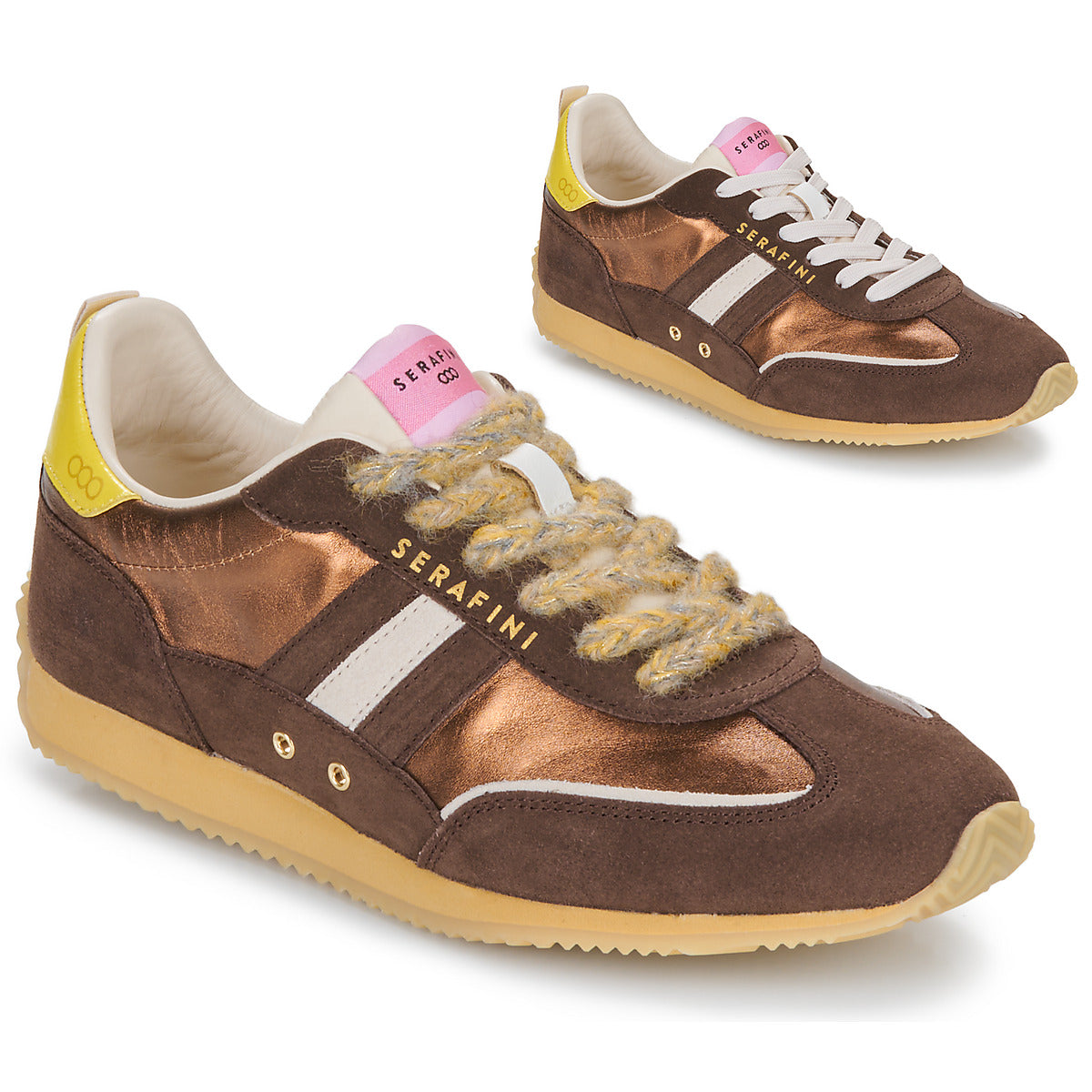 Sneakers basse Donna Serafini LADY D Marrone