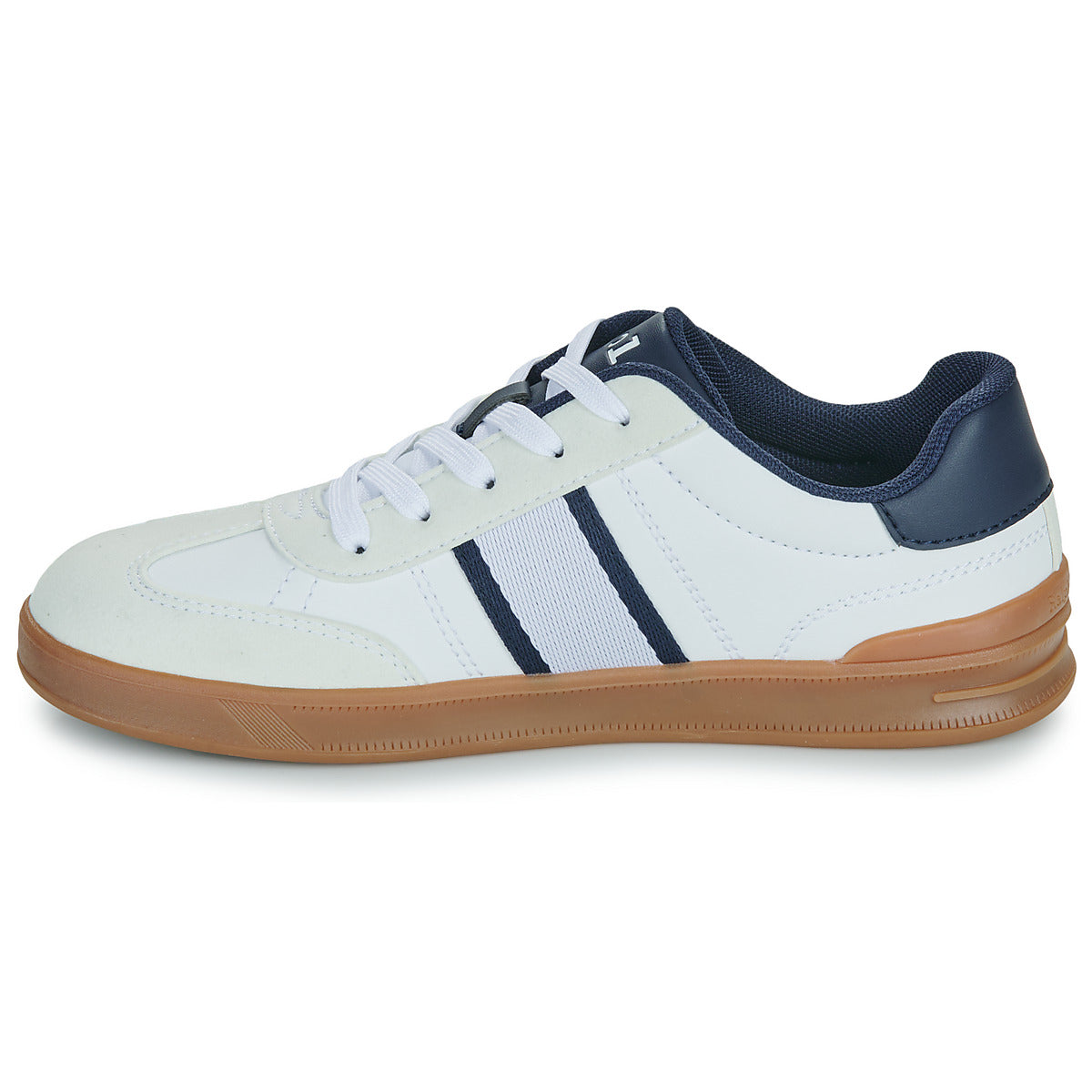 Scarpe bambini ragazza Polo Ralph Lauren HERITAGE COURT III T-TOE Bianco