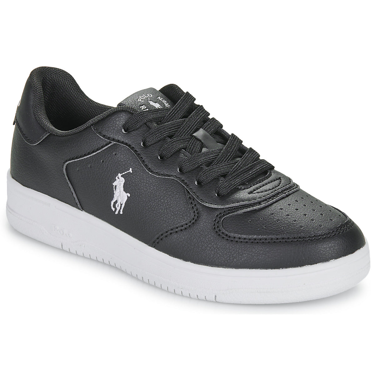 Scarpe bambini ragazza Polo Ralph Lauren MASTERS COURT Nero