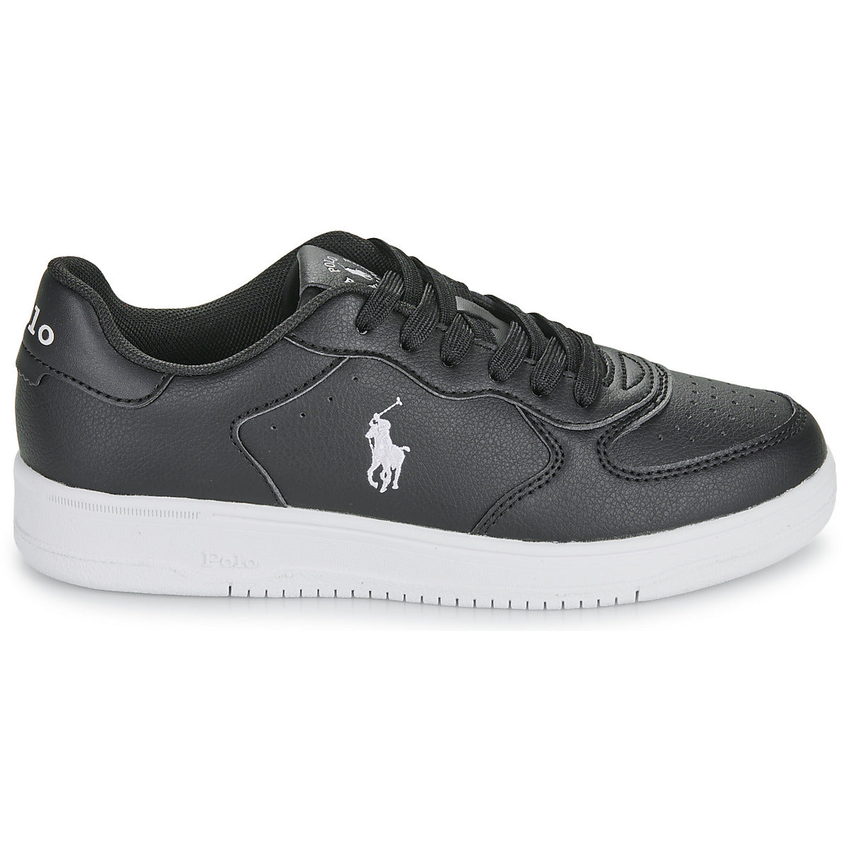 Scarpe bambini ragazza Polo Ralph Lauren MASTERS COURT Nero
