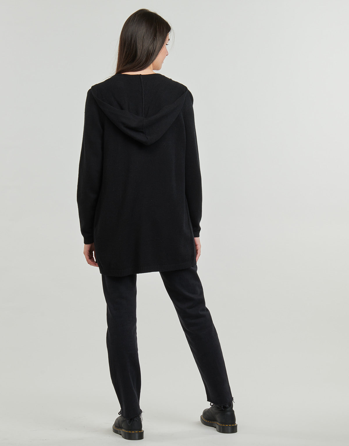 Gilet / Cardigan Donna Only ONLLESLY HOOD CARDIGAN Nero