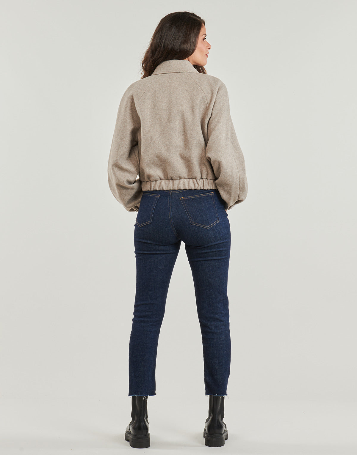 Giubbotto Donna Only ONLNANCY Beige