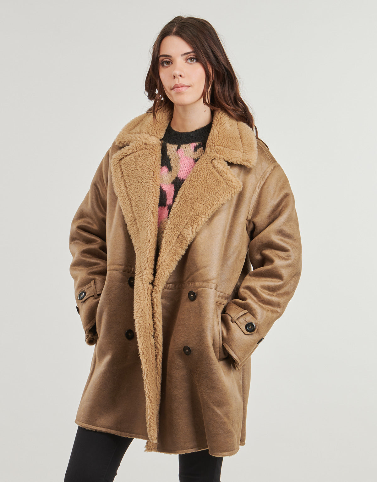 Mantella Donna Only ONLYLVA Beige