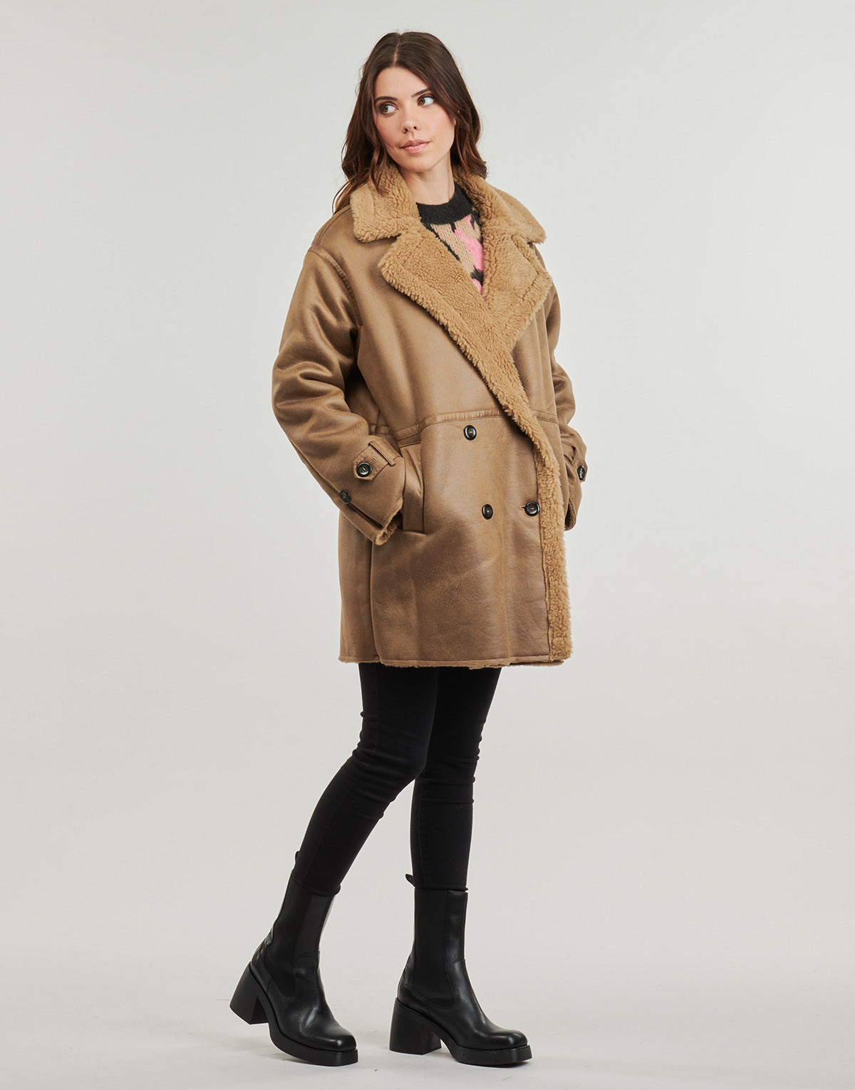 Mantella Donna Only ONLYLVA Beige