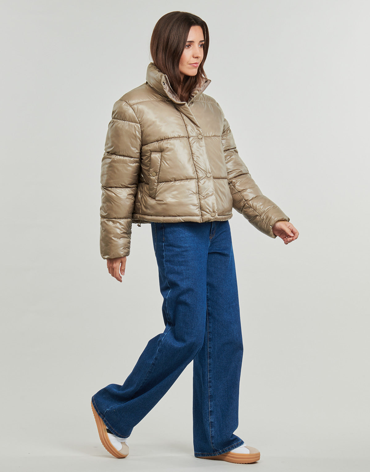 Piumino Donna Only ONLSKY Beige