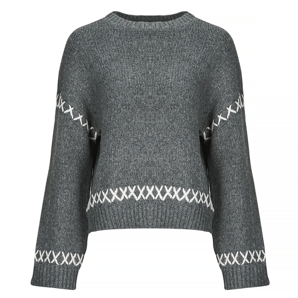 Maglione Donna Only  ONLAMANDA  Grigio