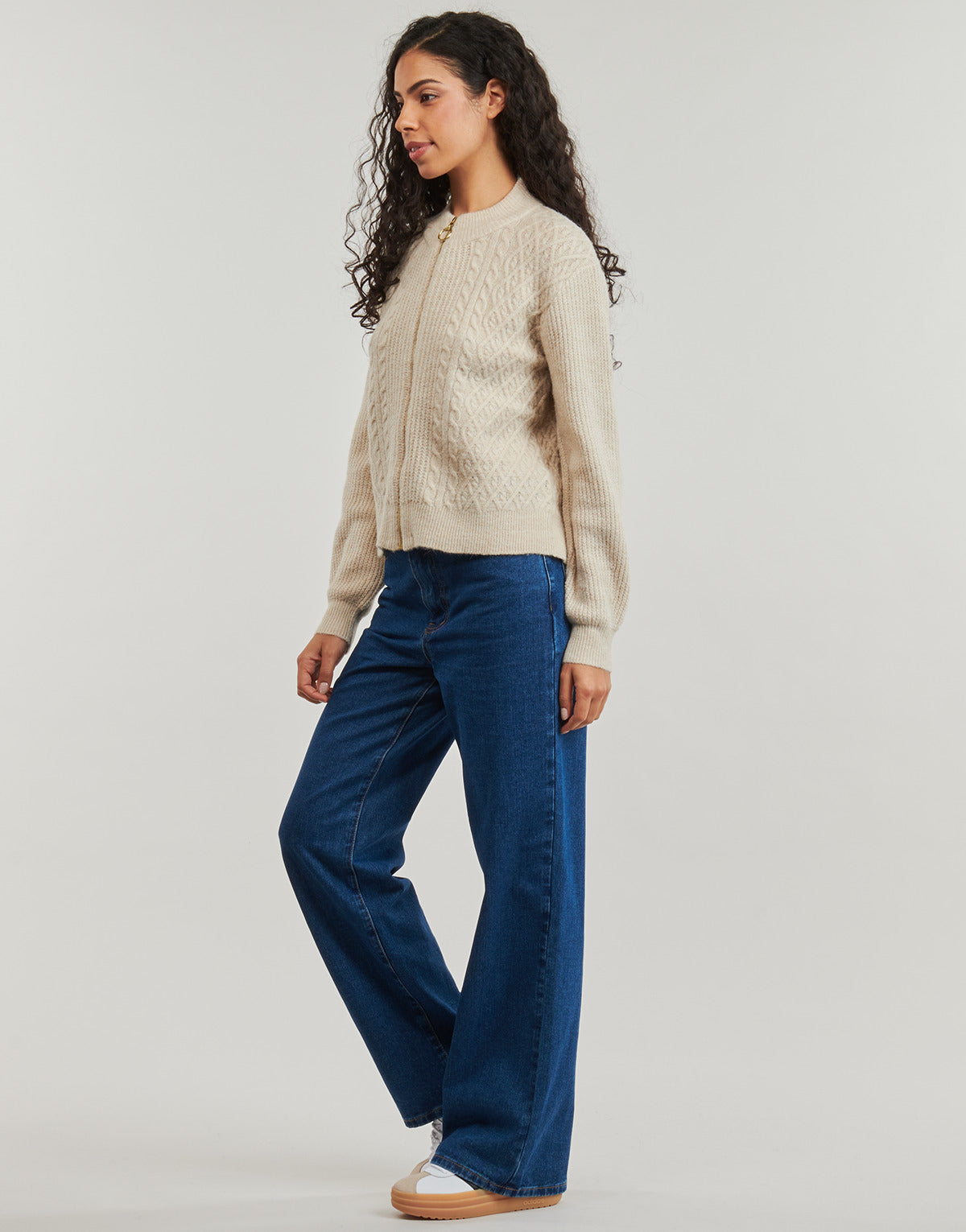 Gilet / Cardigan Donna Only ONLSIGRID Beige