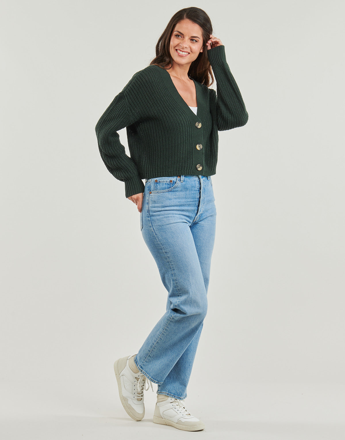 Gilet / Cardigan Donna Only ONLCAROL Verde