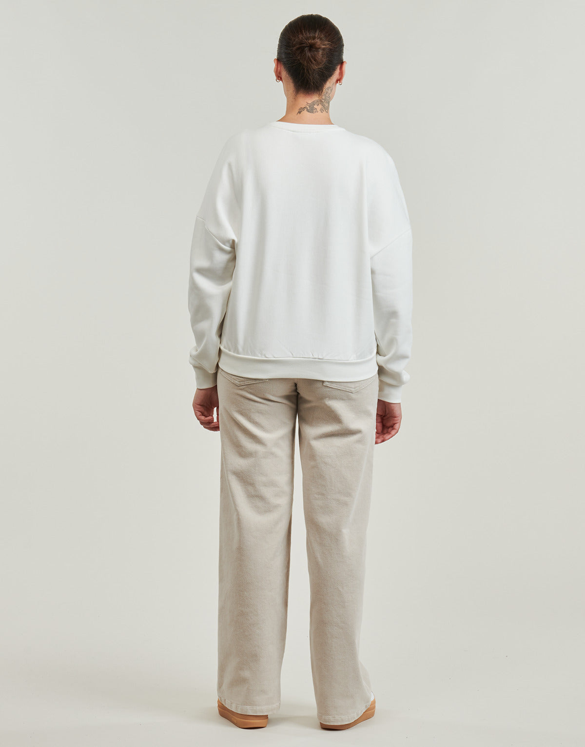 Felpa Donna Only ONLLAYLA Bianco