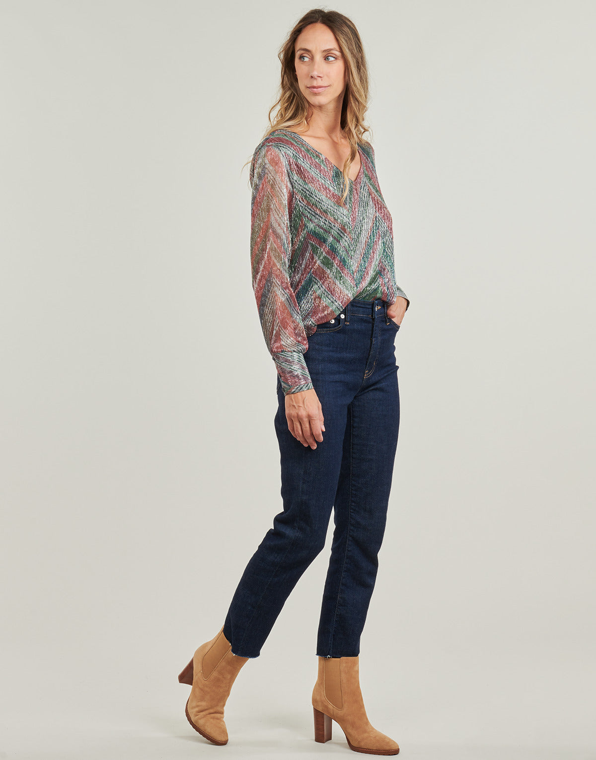 Camicetta Donna Only ONLBIANCA Multicolore