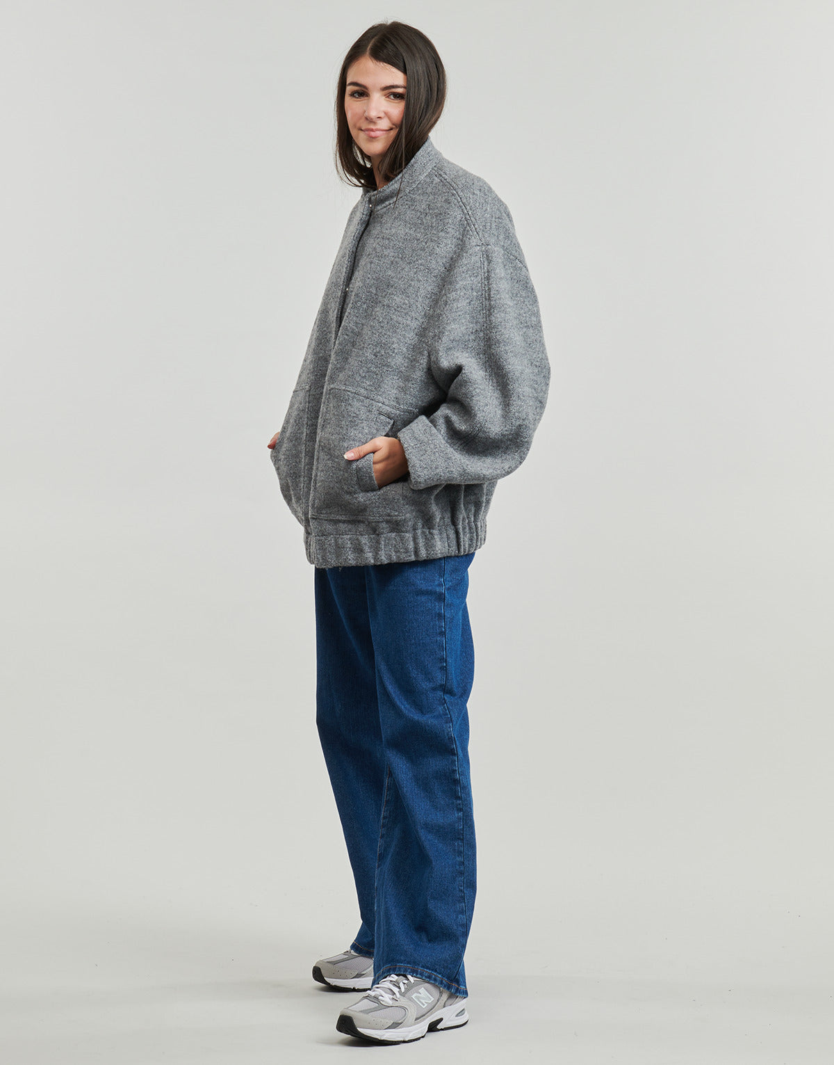 Giubbotto Donna Only  ONLQUINN  Grigio