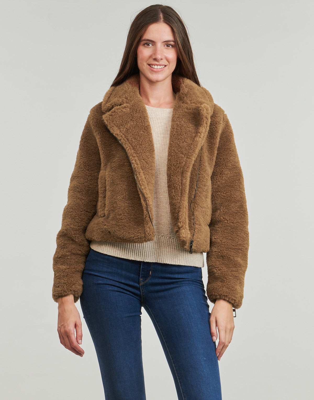 Giubbotto Donna Only ONLVERONA Marrone