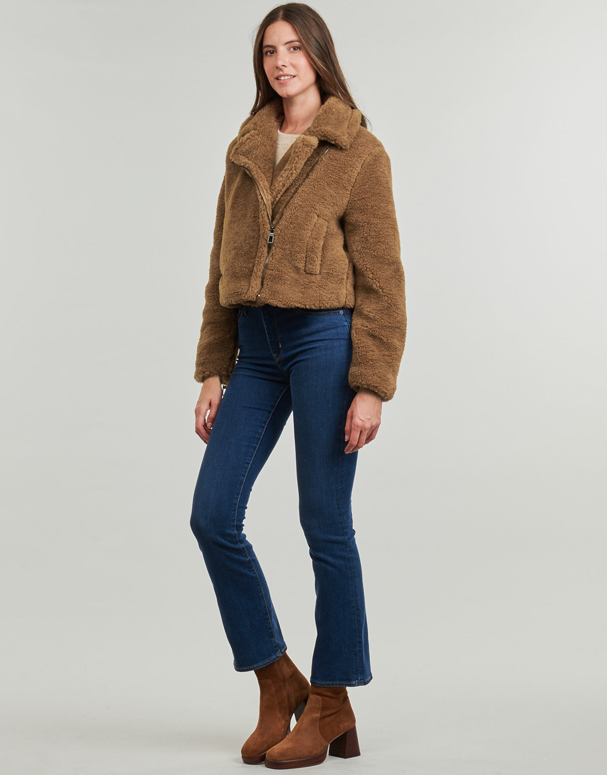 Giubbotto Donna Only ONLVERONA Marrone