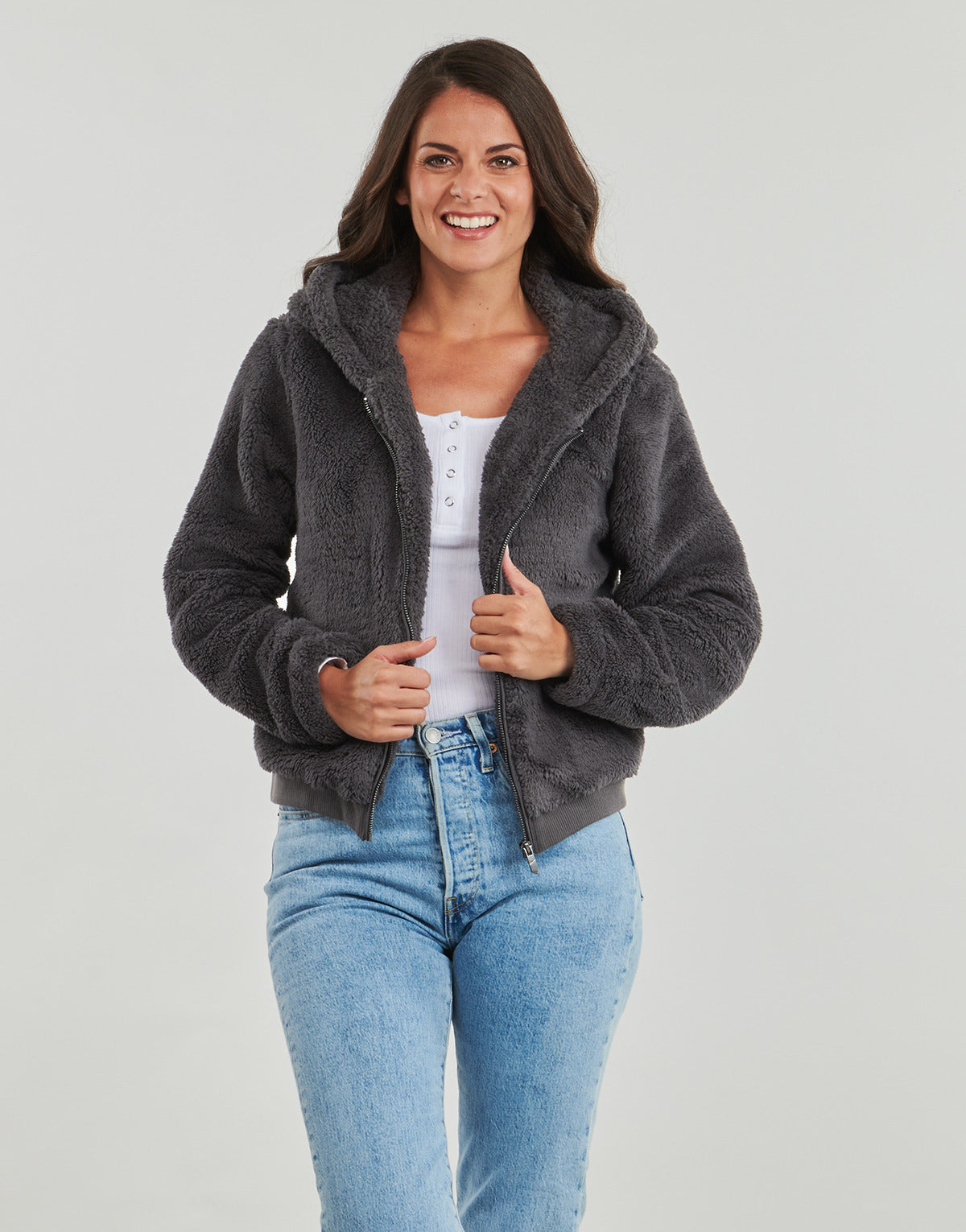 Giubbotto Donna Only ONLNEWANNA Grigio